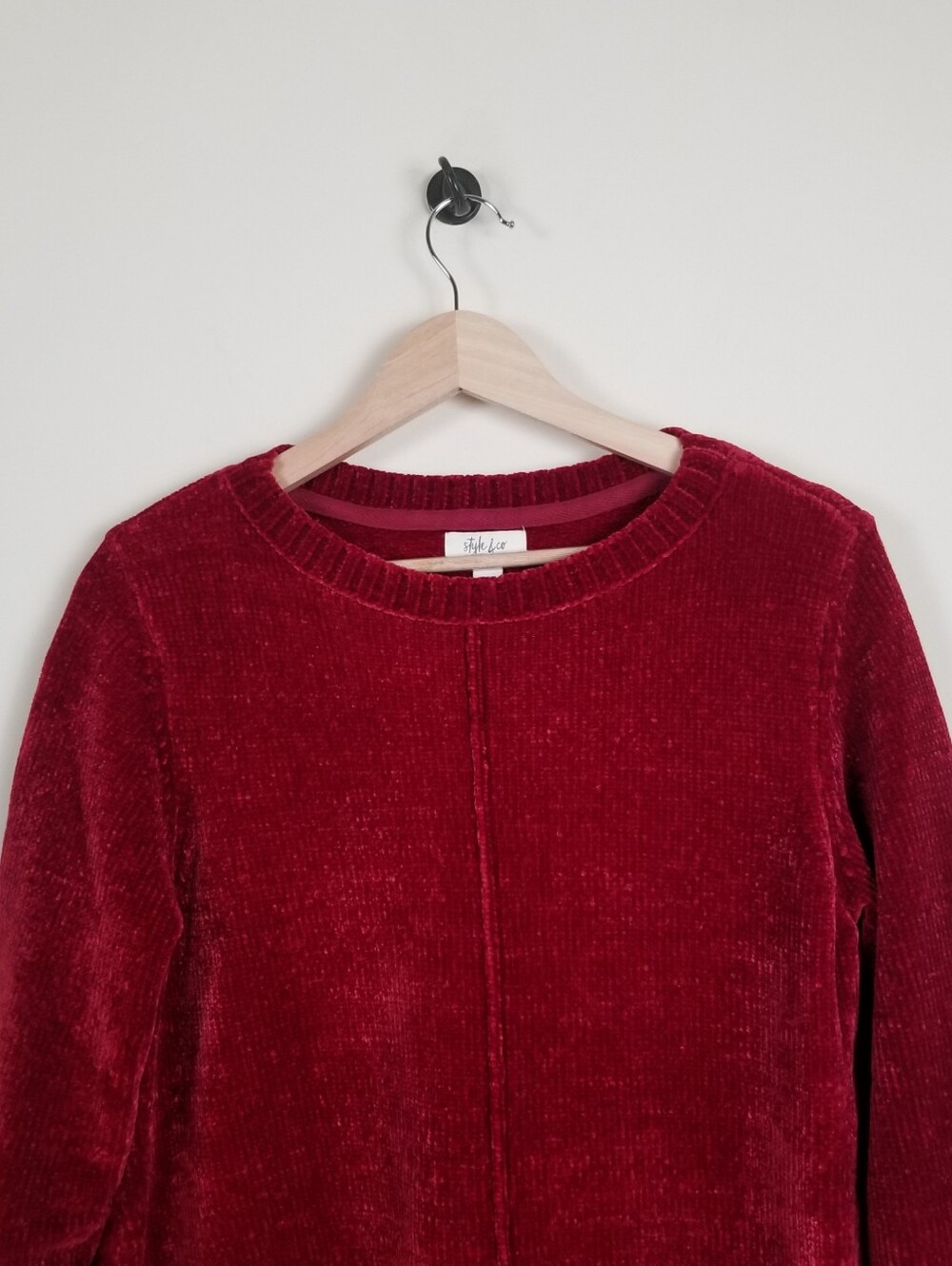 Style & Co. Chenille Sweater Medium - Picture 3 of 6